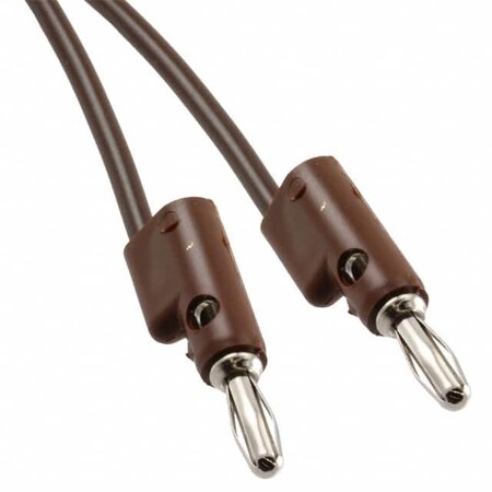 Pomona Electronics FLUKE BANANA PLUG PATCH CORD BROWN 1894419 B-18-1